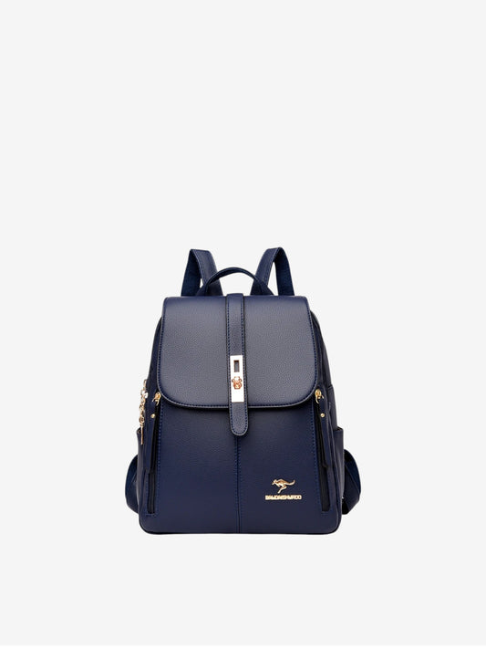 حقيبة ظهر نسائية فاخرة من الجلد الصناعي