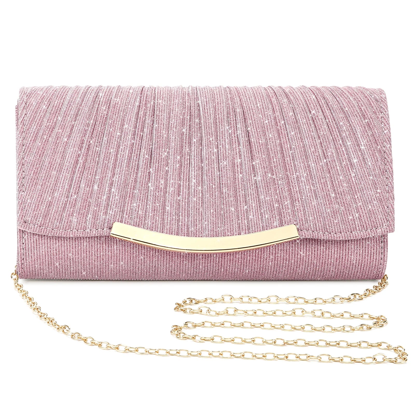 حقيبة سهرة نسائية أنيقة لامعة