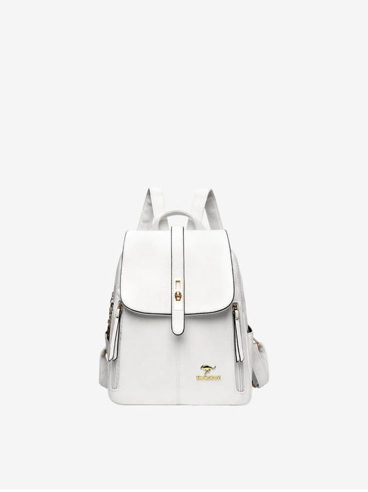 حقيبة ظهر نسائية فاخرة من الجلد الصناعي