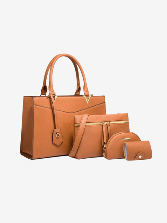 طقم حقائب نسائي 4 قطع واسع السعة