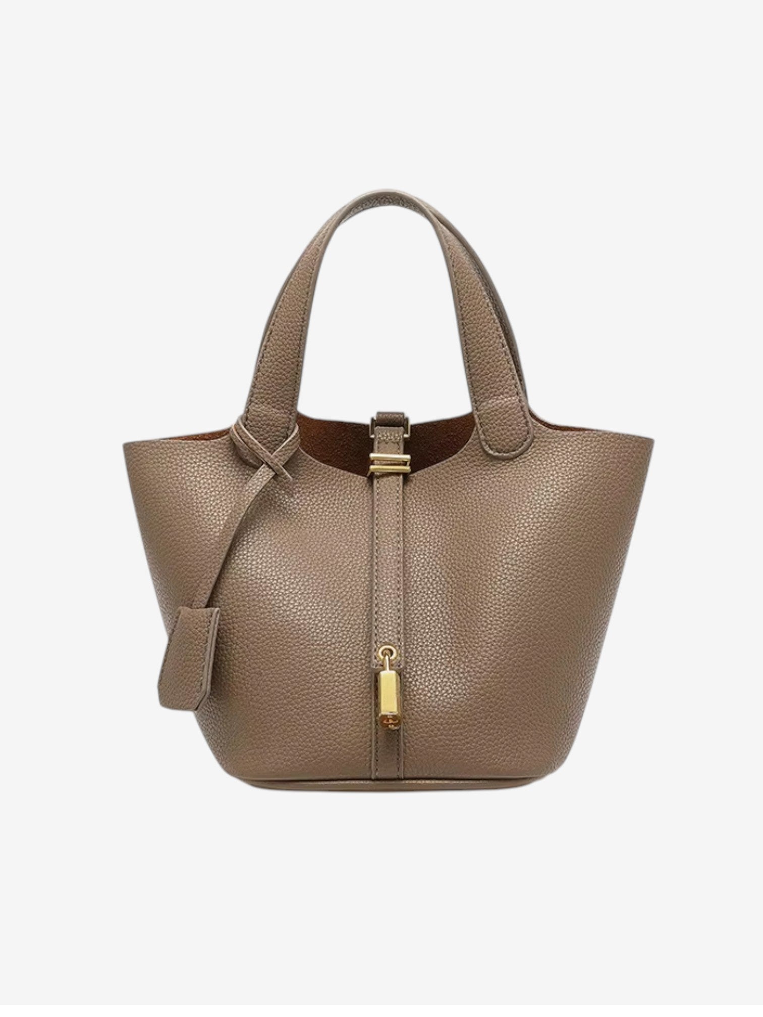 حقيبة نسائية فاخرة بتصميم دلو