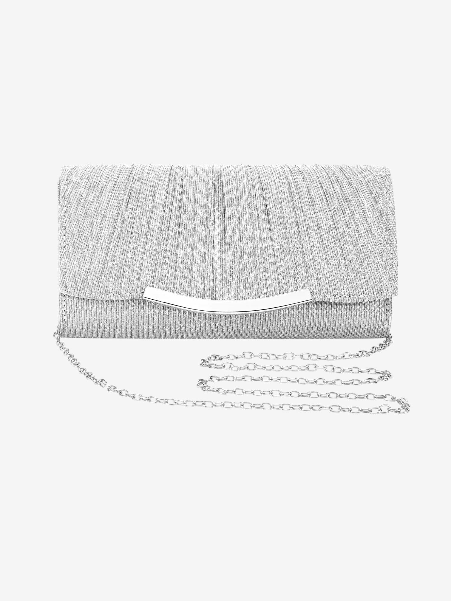 حقيبة سهرة نسائية أنيقة لامعة