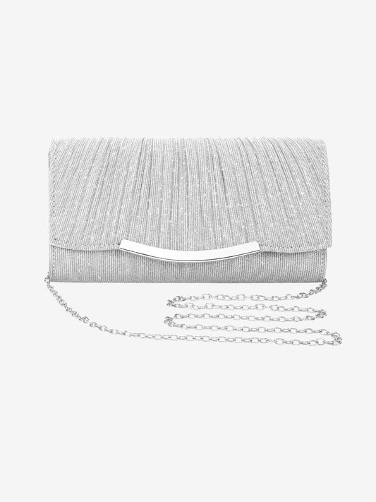 حقيبة سهرة نسائية أنيقة لامعة